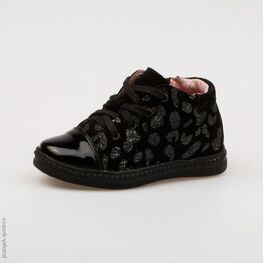 352060-21 Ботинки для девочки черный