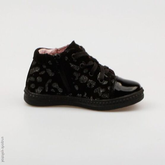 352060-21 Ботинки для девочки черный фото №2