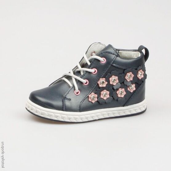 352062-23 Ботинки для девочки светло-синий