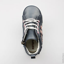 352062-23 Ботинки для девочки светло-синий фото №4