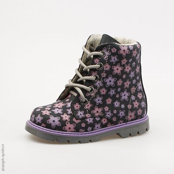 352064-31 Ботинки для девочки светло-синий