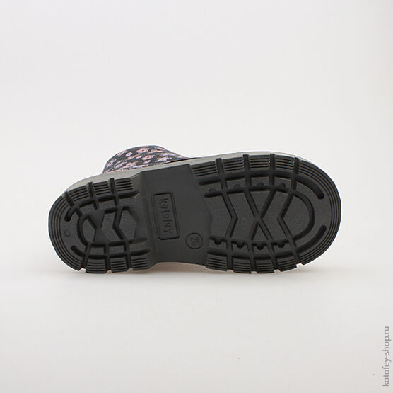 352064-31 Ботинки для девочки светло-синий фото №3