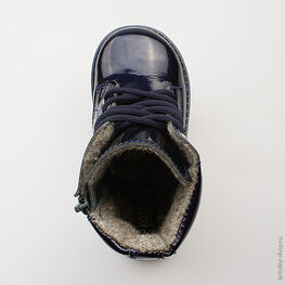 352068-31 Ботинки для девочки светло-синий фото №4