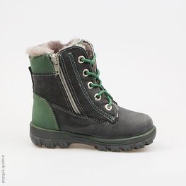 352071-53 Сапожки для мальчики син-зел фото №2