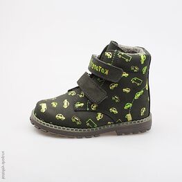 352080-31 Ботинки для мальчики серый