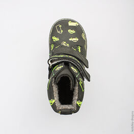 352080-31 Ботинки для мальчики серый фото №4