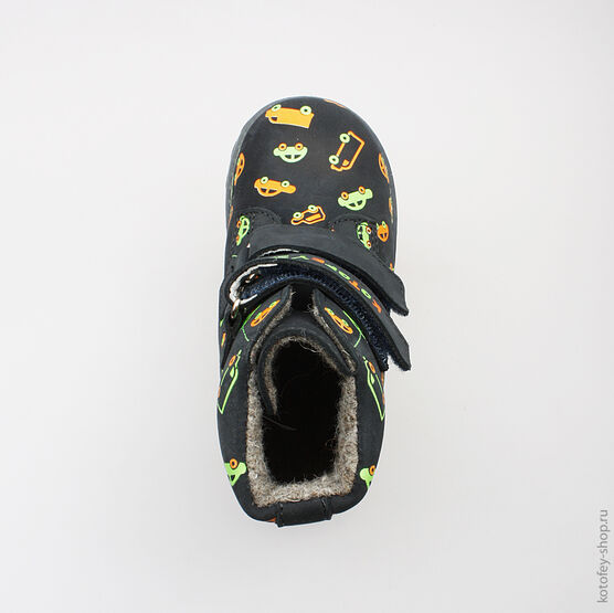 352080-32 Ботинки для мальчики светло-синий фото №4