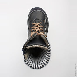 352086-31 Ботинки для мальчики светло-синий фото №4