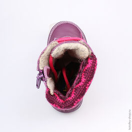 352086-33 Ботинки для девочки фиолетовый фото №4