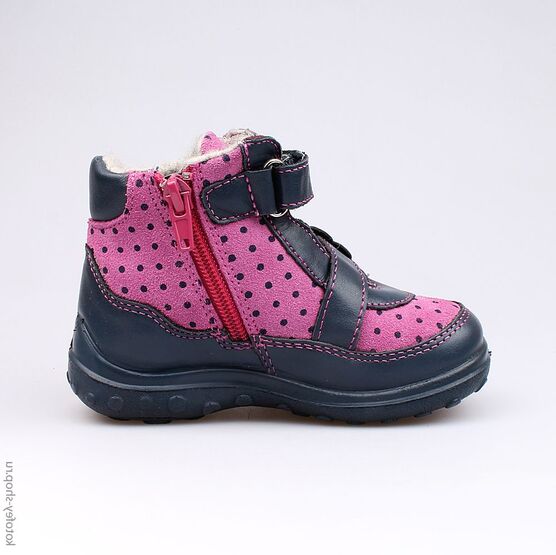 352088-31 Ботинки для девочки син-роз фото №2
