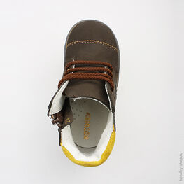 352094-23 Ботинки для мальчики кор-жел фото №4