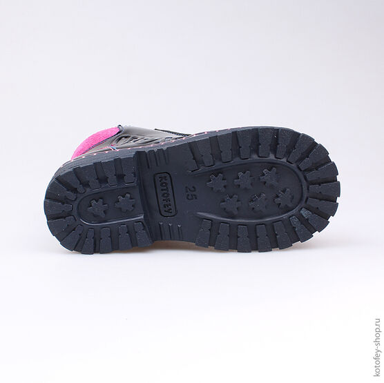 352094-28 Ботинки для девочки син-фук фото №3