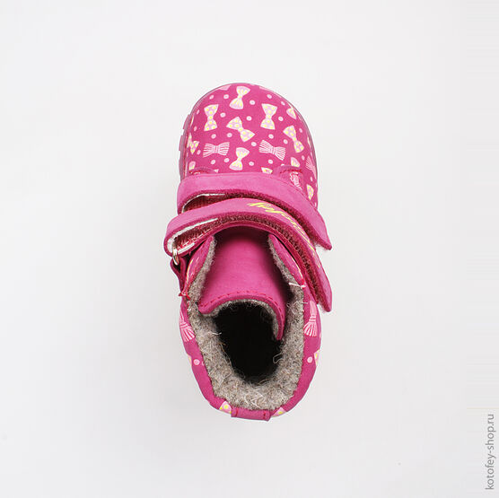 352098-32 Ботинки для девочки фуксия фото №4