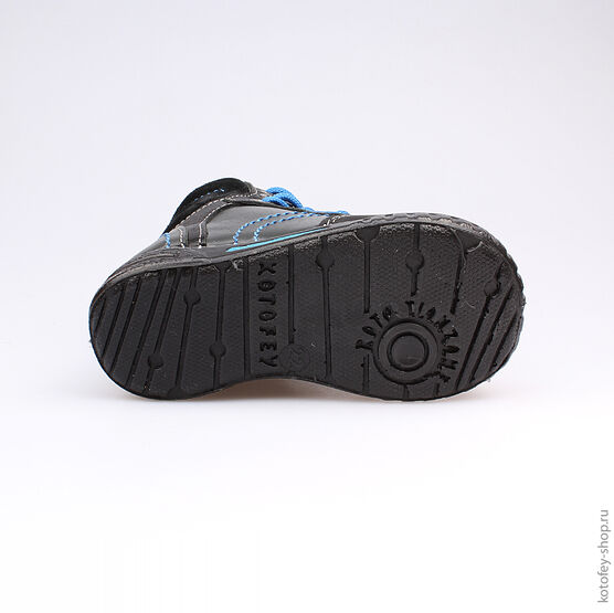 352104-31 Ботинки для мальчики серый фото №3