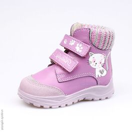 352111-32 Ботинки для девочки сиреневый