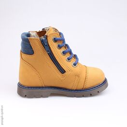 352113-31 Ботинки для мальчики желтый фото №2