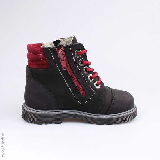 352113-32 Ботинки для мальчики черный фото №2