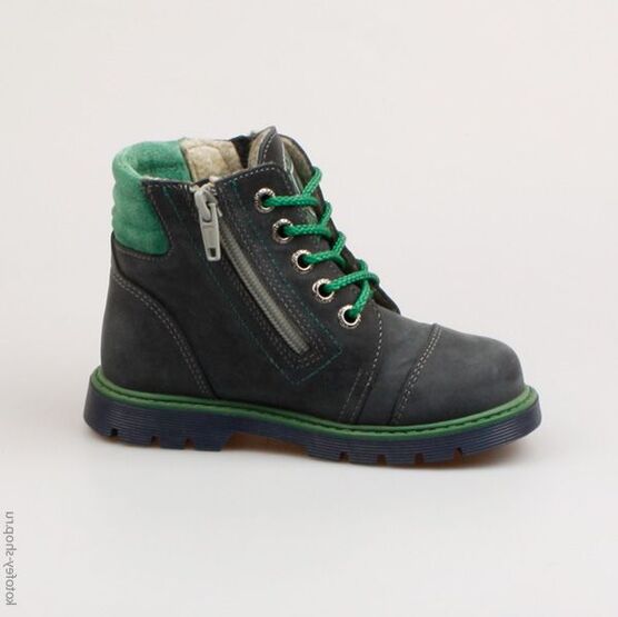 352113-33 Ботинки для мальчики светло-синий фото №2