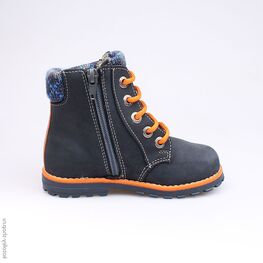 352114-31 Ботинки для мальчики син-ора фото №2