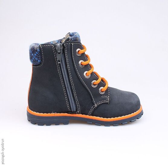 352114-31 Ботинки для мальчики син-ора фото №2