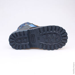 352114-31 Ботинки для мальчики син-ора фото №3