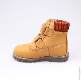 352115-30 Ботинки для мальчики желтый фото №2