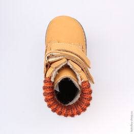 352115-30 Ботинки для мальчики желтый фото №4