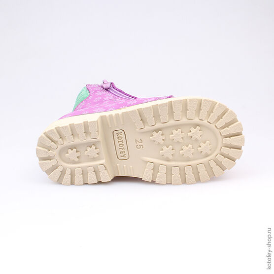 352116-33 Ботинки для девочки сиреневый фото №3