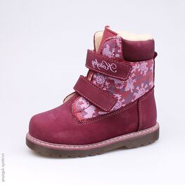 352117-41 Сапожки для девочки бордовый