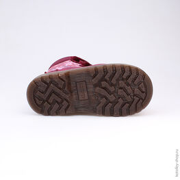 352117-41 Сапожки для девочки бордовый фото №3