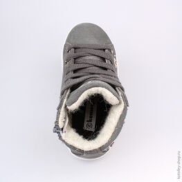 352118-31 Ботинки для девочки сер-роз фото №4