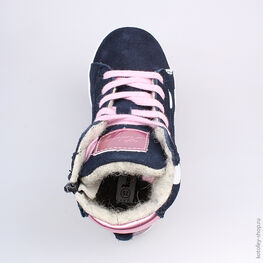 352119-31 Ботинки для девочки светло-синий фото №4