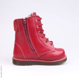 352120-51 Сапожки для девочки бордовый фото №2