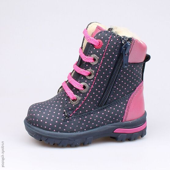 352124-41 Сапожки для девочки син-фук