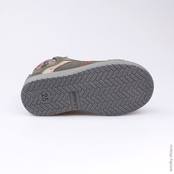 352128-32 Ботинки для мальчики серый фото №3