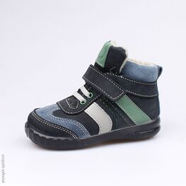 352133-31 Ботинки для мальчики син-зел