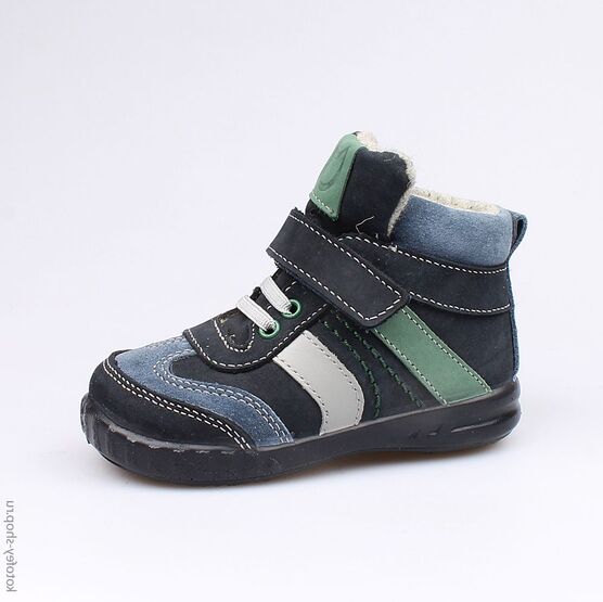 352133-31 Ботинки для мальчики син-зел