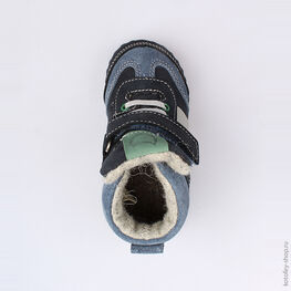 352133-31 Ботинки для мальчики син-зел фото №4