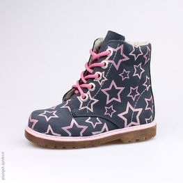 352140-31 Ботинки для девочки светло-синий