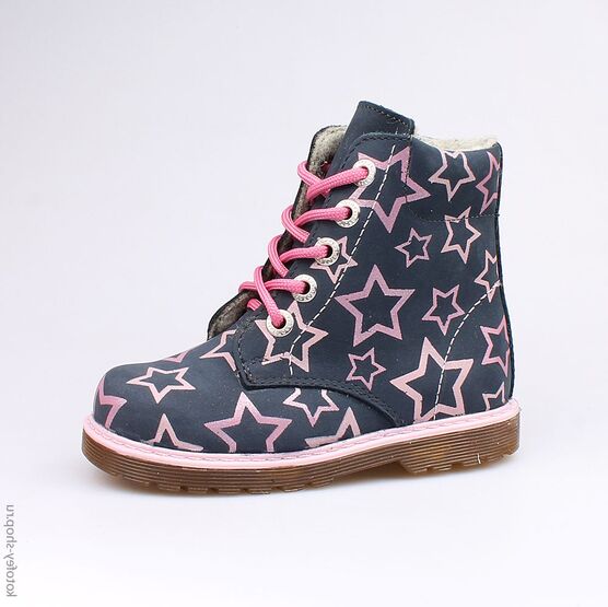 352140-31 Ботинки для девочки светло-синий