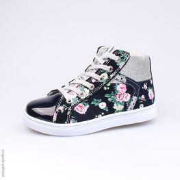 354007-31 Ботинки для девочки светло-синий