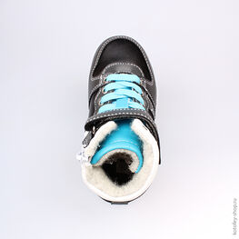 354009-32 Ботинки для мальчики сер-чер-гол фото №4