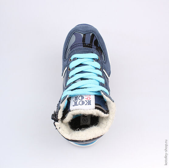 354010-31 Ботинки для мальчики светло-синий фото №4