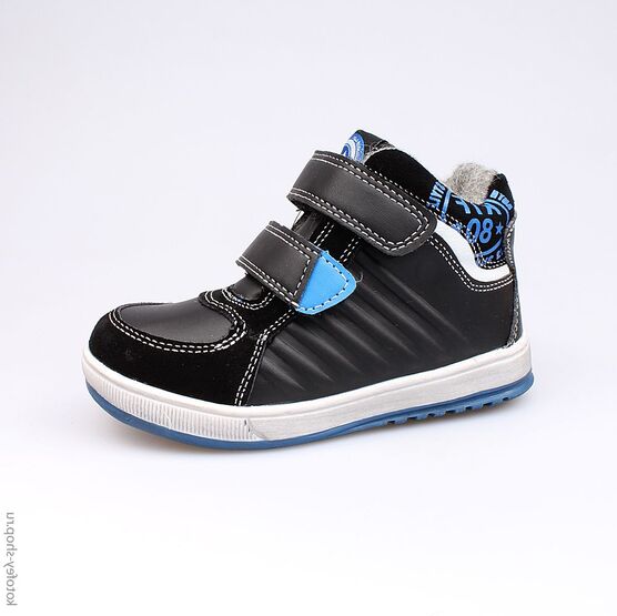 354011-31 Ботинки для мальчики чер-син