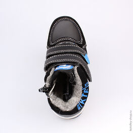 354011-31 Ботинки для мальчики чер-син фото №4