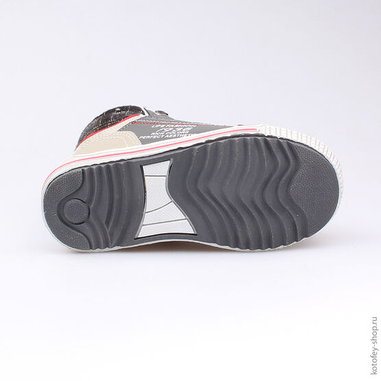 354012-31 Ботинки для мальчики серый-черный фото №3