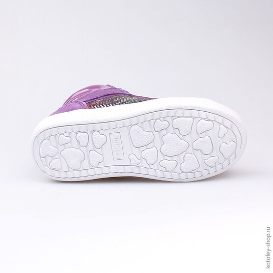 354015-32 Ботинки для девочки фиолетовый фото №3