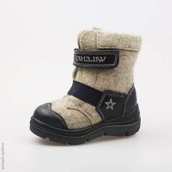 357001-41 Валенки для мальчики серый фото №2