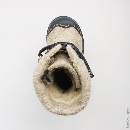 357001-41 Валенки для мальчики серый фото №5