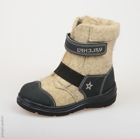 357001-41 Валенки для мальчики серый